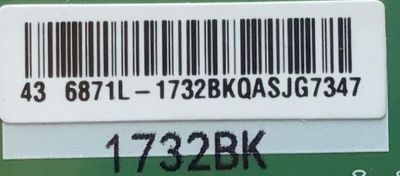 KIT DE TARJETAS PARA TV ONN·ROKU TV 4K SMART TV (43) / NUMERO DE PARTE MAIN MS16010-ZC01-01 / 515C16010M08 / 2E01413C0 / T-CON 6871L-1732B / 6870C-0805A / FUENTE TV3903-ZC02-01 / E021M487-A3 / E021M413-E3 / PANEL LC430EGQ-SMM3 / MODELO 100012584 - Imagen 2